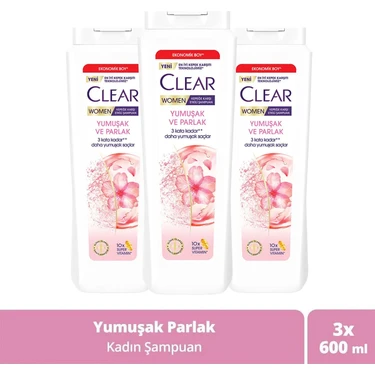 Clear Women Şampuan 600  ml x