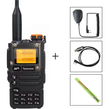 Kalitesi ile Quansheng Uv-K6 El Telsizi Tkstar Mayk-Program Kablo-Ek Anten Hediyeli