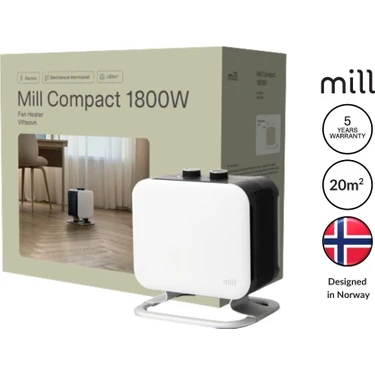 Mill Compact PTC Isıtıcı Fan 1800W -