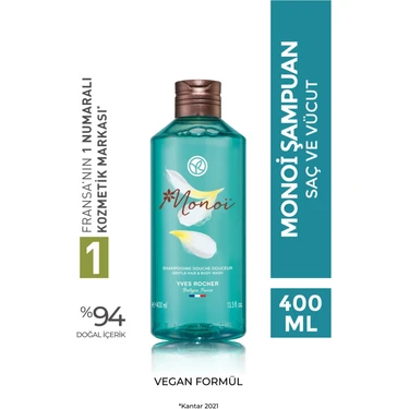 Yves Rocher Monoi Saç Ve Vücut Şampuanı 400