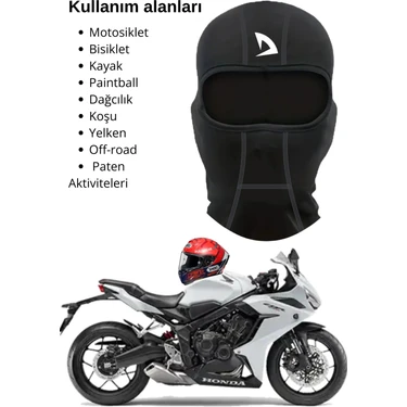 Domin Spor Motosiklet Balaklava Termal Motorcu Maske Termal Çok Amaçlı Sporcu