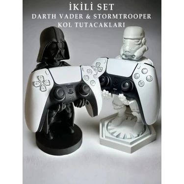 Star Wars Darth Vader & Stormtrooper Kol Tutacakları, Joystick Standı, Xbox / Ps4 / Ps5