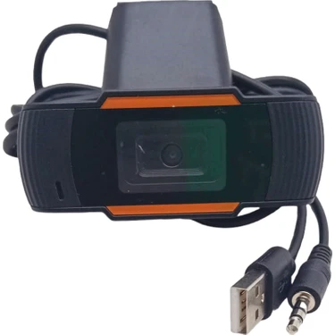 Full Hd Webcam HD1080P Mandallı USB - Aux Bilgisayar Kamerası - Mikrofon