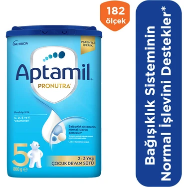 Aptamil 5 Prebiyotikli Çocuk Devam Sütü 800