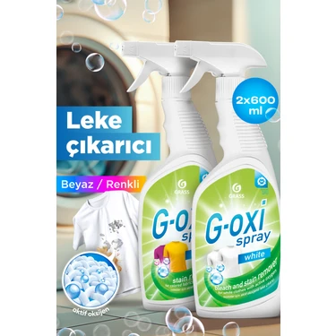 Grass Süper Set G-Oxi Spray Leke Çıkarıcı ve Beyazlatıcı ve Renkliler Için Leke Çıkarıcı