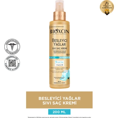Bioxcin Besleyici Yağlar Sıvı Saç Kremi 200