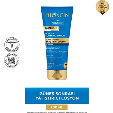 Bioxcin After Sun Güneş Sonrası Yatıştırıcı Losyon Aloe Vera Vitamin E 200