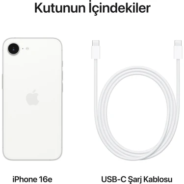 iPhone 16e 512GB Beyaz Fiyatı, Taksit Seçenekleri ile Satın Al
