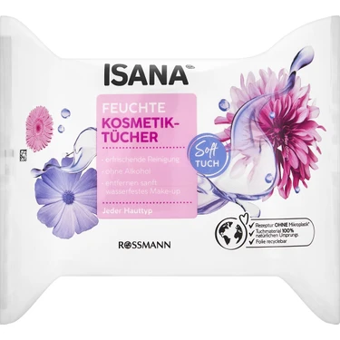 Isana Islak Kozmetik Mendili