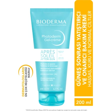 Bioderma Photoderm Güneş Sonrası Krem 200 ml Yatıştırıcı ve Nemlendirici Özellikli Hassas Ciltler