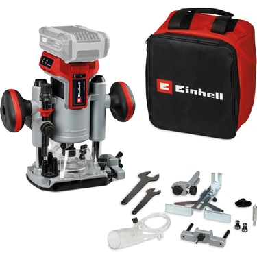 Einhell Professional Akülü Dik & Kenar Freze Seti TP-RO 18 Set Li BL-Solo Power X-Change (18 V,