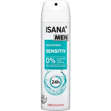 Isana Men Deodorant Sprey 48H Sensitive 150