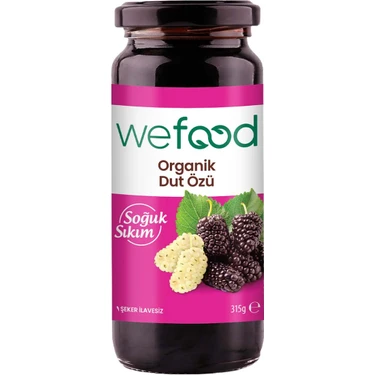 Wefood Organik Dut Özü 315 gr (Soğuk Sıkım)