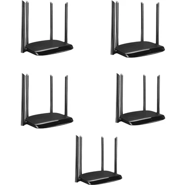 Everest 5'li Everest Ewr-Ac5-V3 AC1200MBPS Dualband 4-6dbi Anten Wısp+Ap+Repeater Destekli Kablosuz
