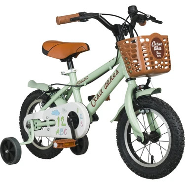 CESA BİSİKLET Cesa Bikes Coffee Collectıon 12 Jant Özel Kabartma Etiket 2-4 Yaş Pastel Yeşil Çocuk
