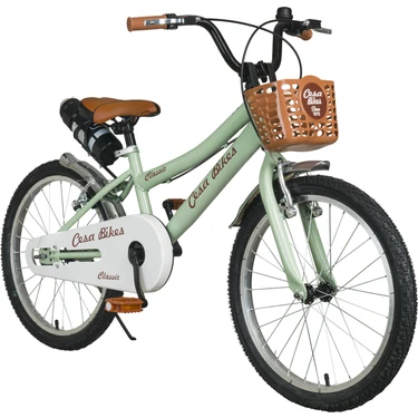 CESA BİSİKLET Cesa Bikes Coffee Collectıon 20 Jant Özel Kabartma Etiket 7-10 Yaş Pastel Yeşil Çocuk