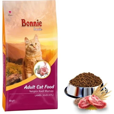 Bonnie Kuzu Etli Yetişkin Kedi Maması 10