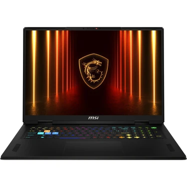 MSI VECTOR A18 HX A9WIG-093TR AMD Ryzen 9 9955HX 32GB 1TB SSD RTX5080 Windows 11 Home 18" QHD+