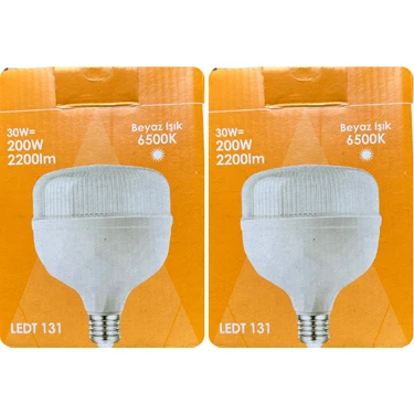 Osaka (2 Adet) 30W (200W) 6500K (Beyaz Işık) E27 Duylu Fiyatı