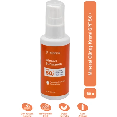 Miseca Mineral Güneş Kremi Spf 50+ 60