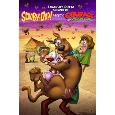 Fidelyo Tasarım Scooby-Doo! Meets Courage The Cowardly Dog (2021) Afiş - Poster ( Folyo ) - Afiş -