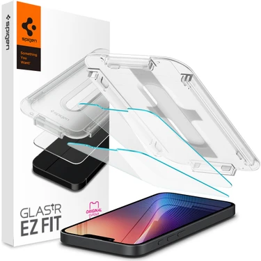 Spigen iPhone 14 / 13 / 16e / 13 Pro Cam Ekran Koruyucu Kolay Kurulum GLAS.tR EZ Fit Slim HD (2