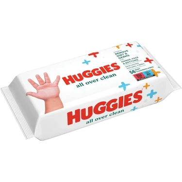 Huggies All Over Clean Bebek ve Çocuk Islak Mendili 56