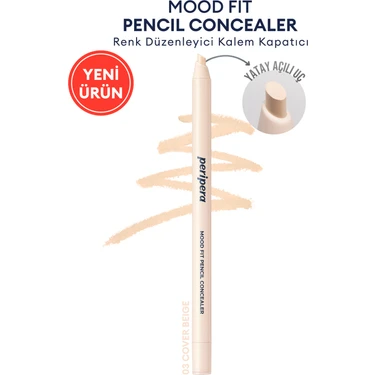 Renk Düzenleyici Kalem Kapatıcı Bej Renk PERIPERA Mood Fit Pencil Concealer 003 Cover