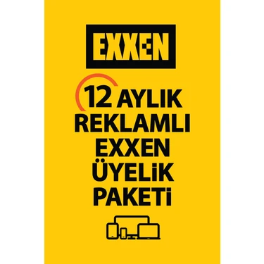 Exxen 12 Aylık Reklamlı Dijital Üyelik Kodu - Tüm Cihazlarda Erişim İmkanı Sunan Eğlence