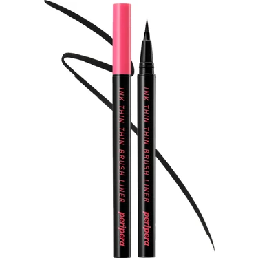 Peripera Hassas ve İnce Fırça Uçlu Kalem Eyeliner PERIPERA Ink Thin Thin Brush Liner (01 Black