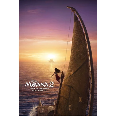 Fidelyo Tasarım Moana 2 (2024) 0014 ( Folyo ) - Afiş - POSTER-4666 ( 70 cm x 100 cm