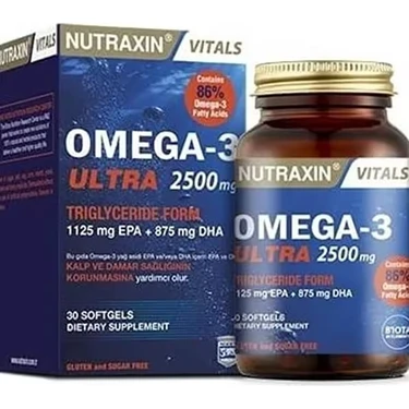 Nutraxin Vitals Omega-3 Ultra 2500 mg 30