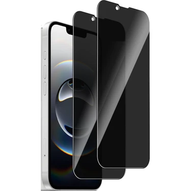 Ehio Apple iPhone 16E Gizli Hayalet Cam Ekran Koruyucu Tam Kaplayan (2