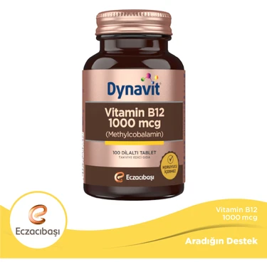 Dynavit Vitamin B12 1000 Mcg 100 Dil Altı