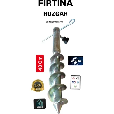 Dogant Fırtına XXXX L  Plaj Bahçe Kamp Şemsiye Tente Yer Kazığı 48 