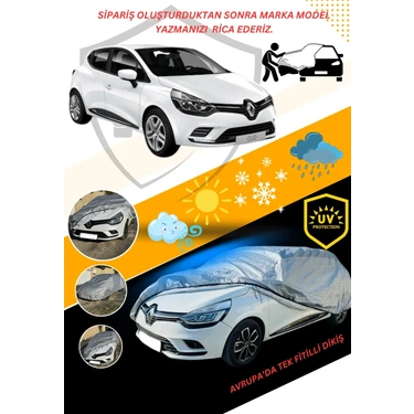 Carguard Tüm Hatchback Araçlar ile Uyumlu Premium Araba Brandası Miflonlu Branda Oto Çadır