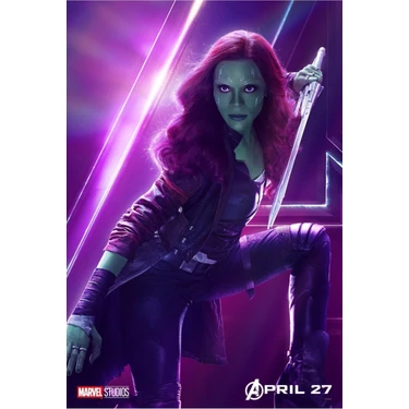 Fidelyo Tasarım Avengers Infinity War (2018) 0032 ( Folyo ) - Afiş - POSTER-1534 ( 70 cm x 100 cm