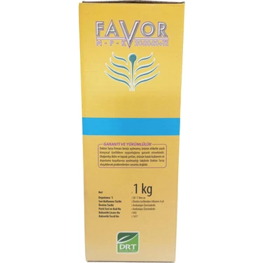 Doktor Tarsa Favor Npk 20-20-20+Te 1kg Harmanlanmış Yaprak Fiyatı