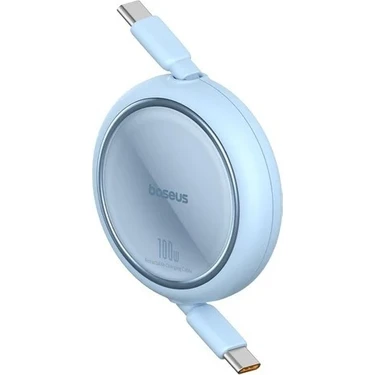 Baseus FREE2PULL Mini Makaralı Type-C To Type-C 100W Kablo 1.5 mt