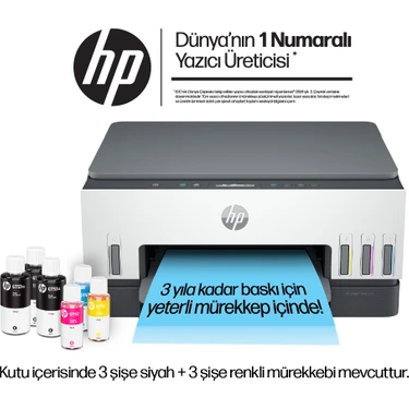 HP Smart Tank 670 All-in-One Yazıcı, Baskı, Tarama, Kopyalama, Kablosuz,