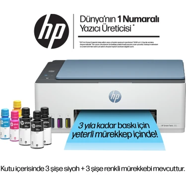 HP 1F3Y4A 585 SMART TANK - WIRELESS ALL-IN-ONE RENKLİ MÜREKKEP PÜSKÜRTMELİ TANKLI YAZICI