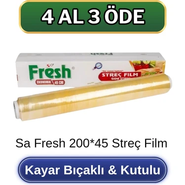 Sa Fresh Streç Film 200 M * 45 cm 8 Mikron