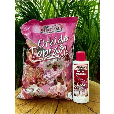 Orkide Toprağı 3 Lt + Orkide Çiçek Açtıran Bitki Besini 225