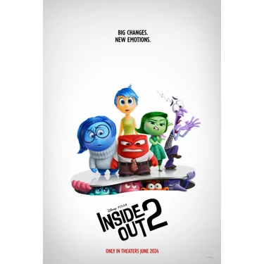 Aktüel   Inside Out 2 (2024) 0015  (Folyo / Afiş / Poster) 3794 ( 35 cm x 50 cm