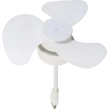 USB Fan DC5V Tavan Vantilatörü 360 Derece Ayarlı Düşük Gürültülü Elektrikli Vantilatör Dizüstü