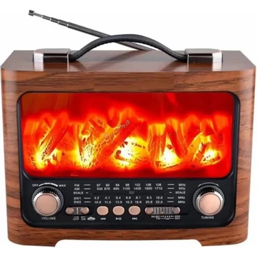 Radyo - Hoparlör FP-821 Ahşap