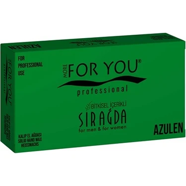 MORE FOR YOU Kalıp Sir Ağda 500 gr Azulen ile Tüm Ciltler İçin Güvenli ve Etkili