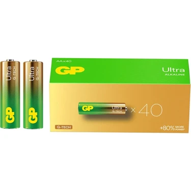 GP G-Tech LR6 AA Boy Ultra Alkalin Kalem Pil 40'lı Paket
