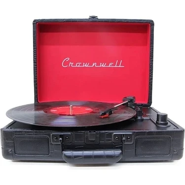 Crownwell Turntable Suitcase Cr