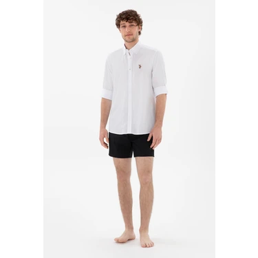 U.S. Polo Assn. Erkek Siyah Deniz Şortu